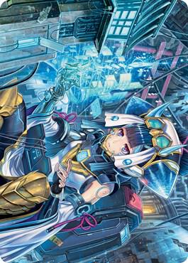 Covert Technician Art Card 51 card from Art Series: Kamigawa: Neon Dynasty