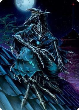 Jin-Gitaxias, Progress Tyrant Art Card 52 card from Art Series: Kamigawa: Neon Dynasty