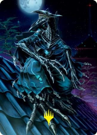 Jin-Gitaxias, Progress Tyrant Art Card (Gold-Stamped Signature) 52 card from Art Series: Kamigawa: Neon Dynasty