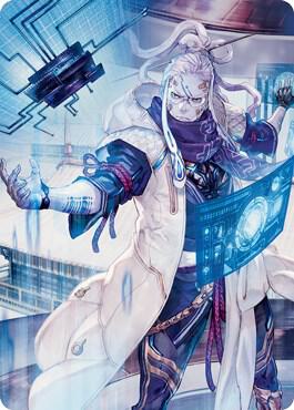 Tameshi, Reality Architect Art Card (53/81) card from Art Series: Kamigawa: Neon Dynasty