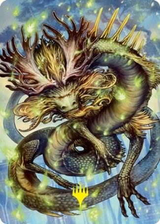 Kura, the Boundless Sky Art Card (Gold-Stamped Signature) 66 card from Art Series: Kamigawa: Neon Dynasty