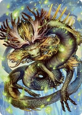 Kura, the Boundless Sky Art Card 66 card from Art Series: Kamigawa: Neon Dynasty