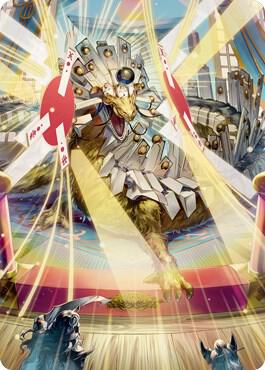 Spirit-Sister's Call Art Card 75 card from Art Series: Kamigawa: Neon Dynasty