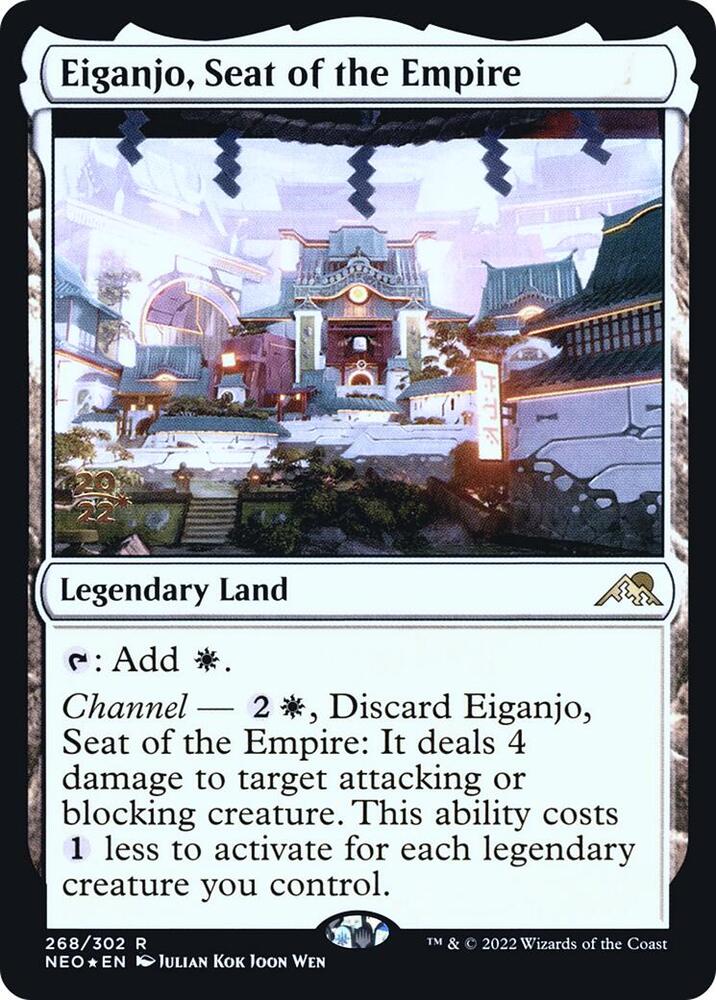 Eiganjo, Seat of the Empire 268 card from Prerelease Cards