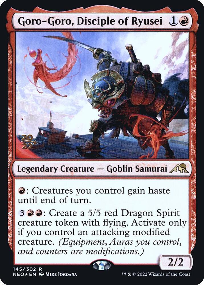 Goro-Goro, Disciple of Ryusei 145 card from Prerelease Cards