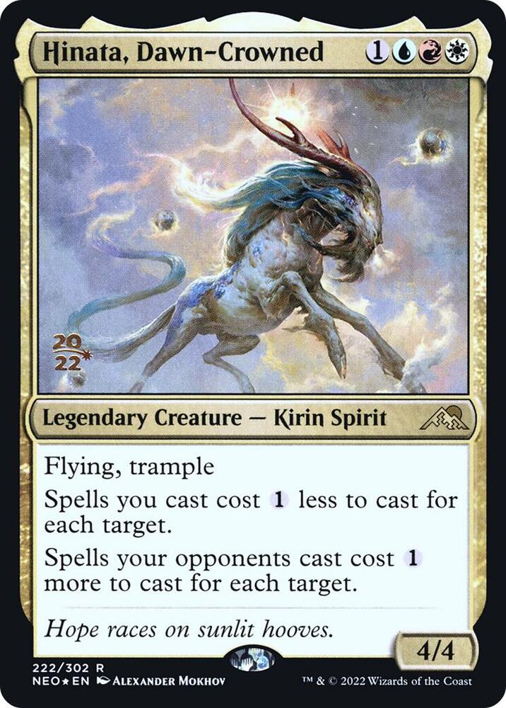Hinata, Dawn-Crowned 222 card from Prerelease Cards