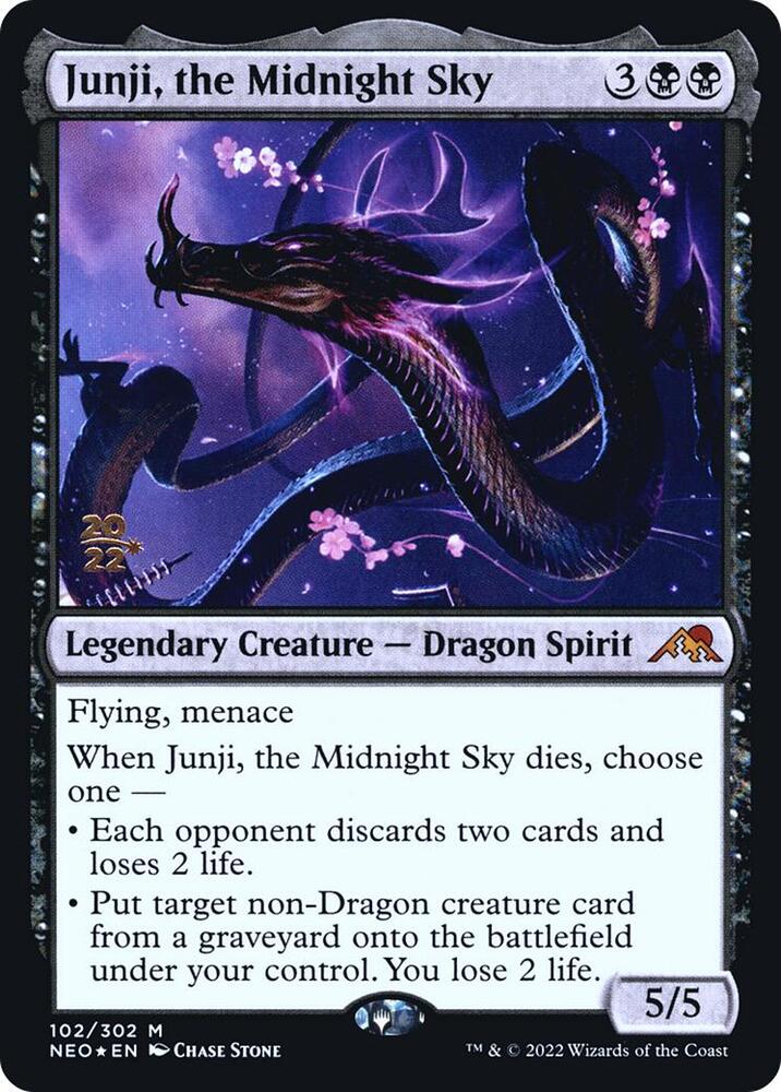 Junji, the Midnight Sky 102 card from Prerelease Cards
