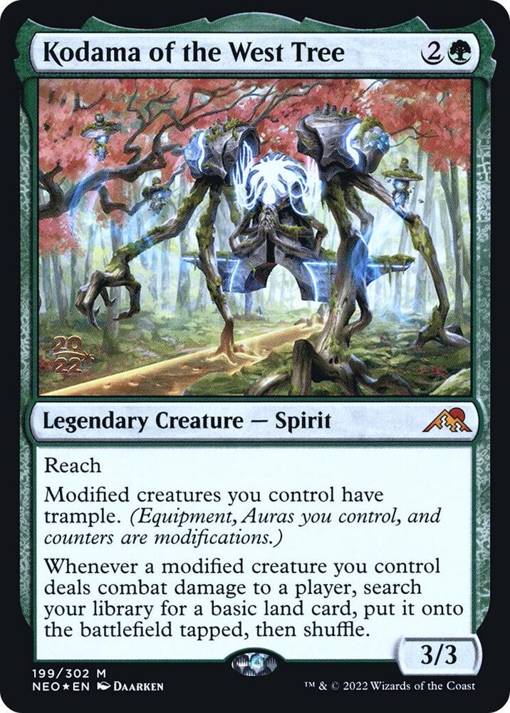 Kodama of the West Tree 199 card from Prerelease Cards