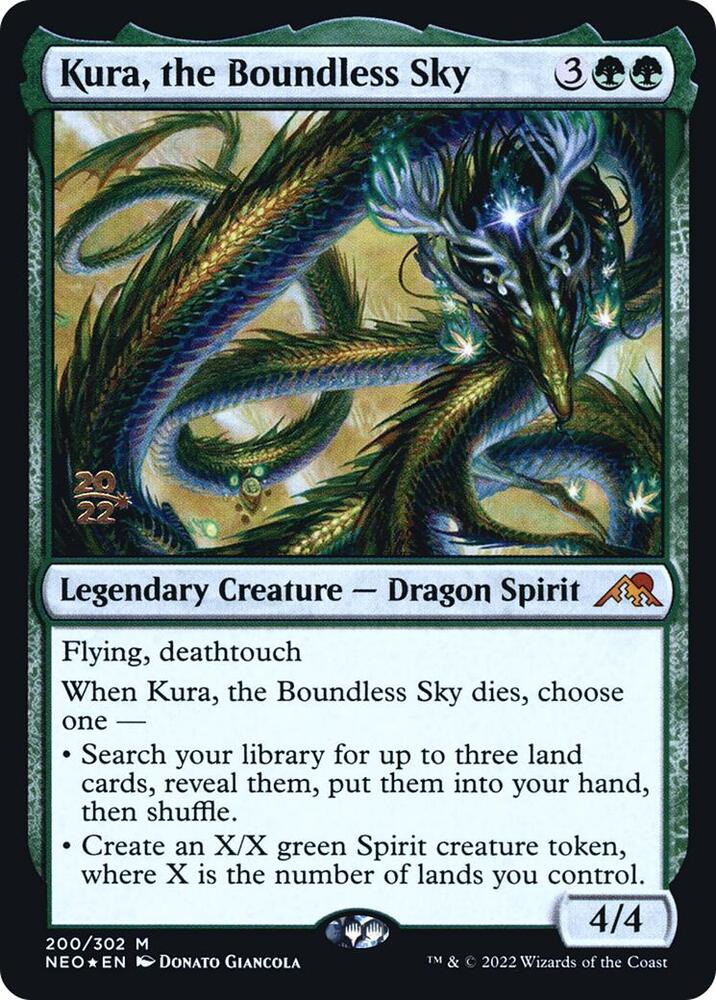 Kura, the Boundless Sky 200 card from Prerelease Cards