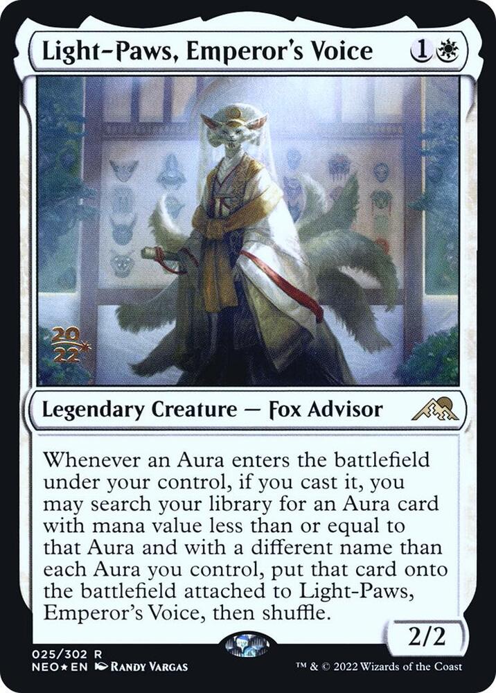 Light-Paws, Emperor's Voice 25 card from Prerelease Cards