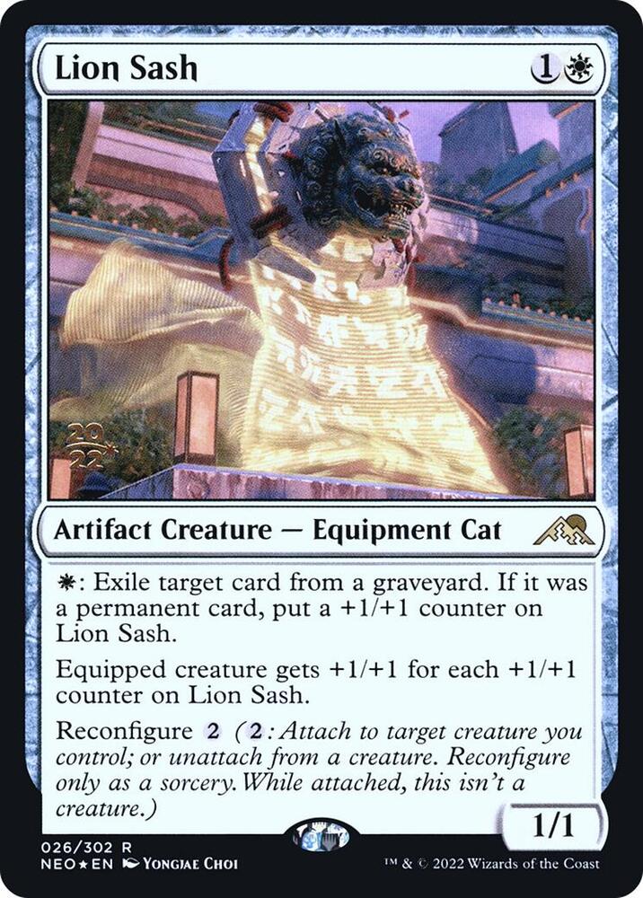 Lion Sash 26 card from Prerelease Cards