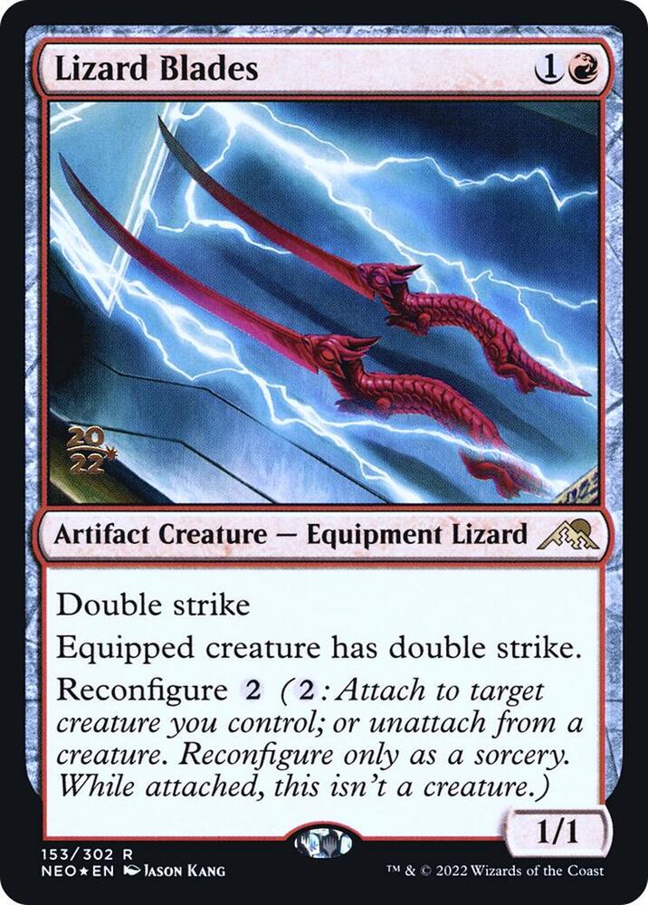 Lizard Blades 153 card from Prerelease Cards
