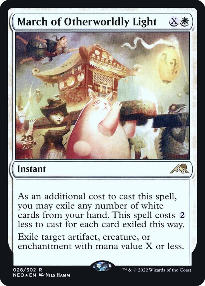 March of Otherworldly Light 28 card from Prerelease Cards