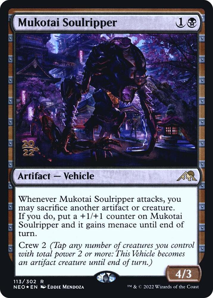 Mukotai Soulripper 113 card from Prerelease Cards