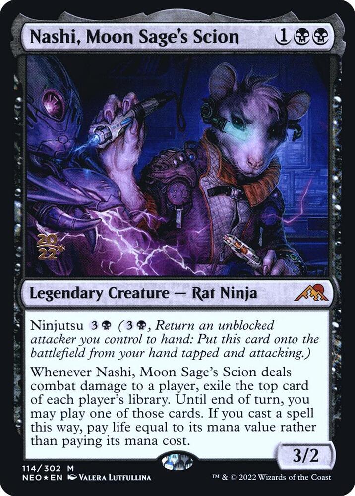 Nashi, Moon Sage's Scion 114 card from Prerelease Cards
