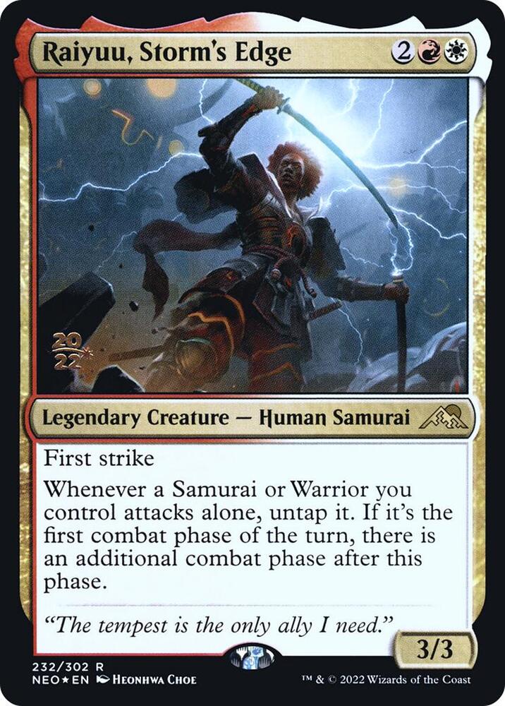 Raiyuu, Storm's Edge 232 card from Prerelease Cards
