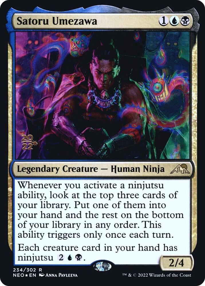 Satoru Umezawa 234 card from Prerelease Cards