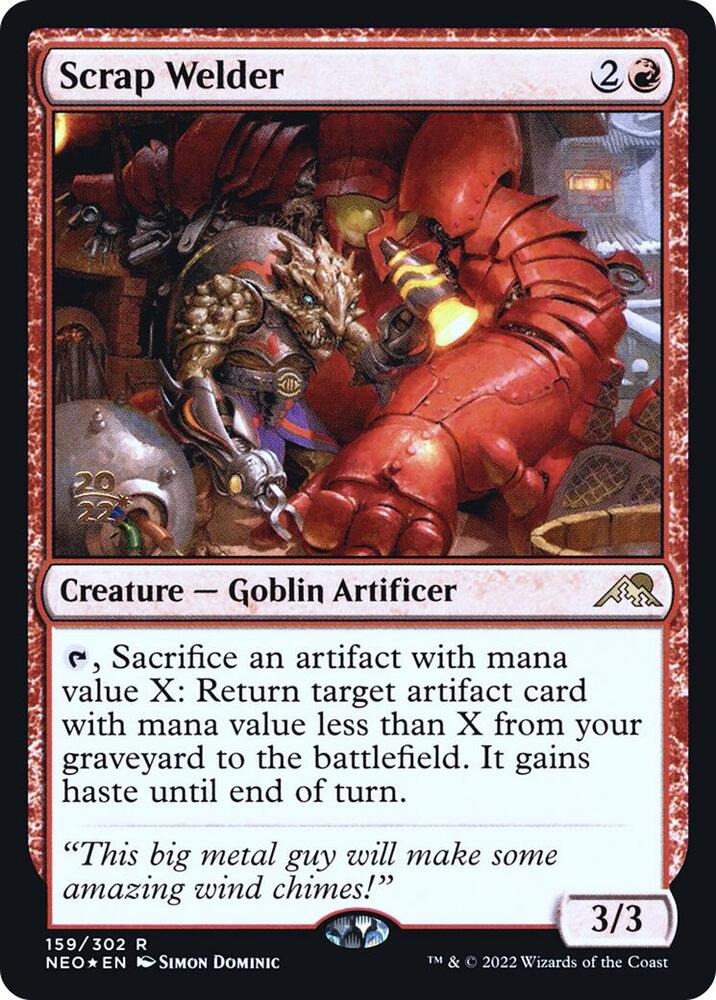 Scrap Welder 159 card from Prerelease Cards