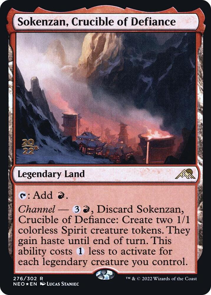Sokenzan, Crucible of Defiance 276 card from Prerelease Cards