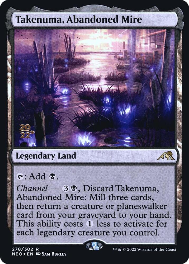 Takenuma, Abandoned Mire 278 card from Prerelease Cards