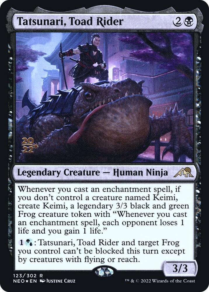 Tatsunari, Toad Rider 123 card from Prerelease Cards