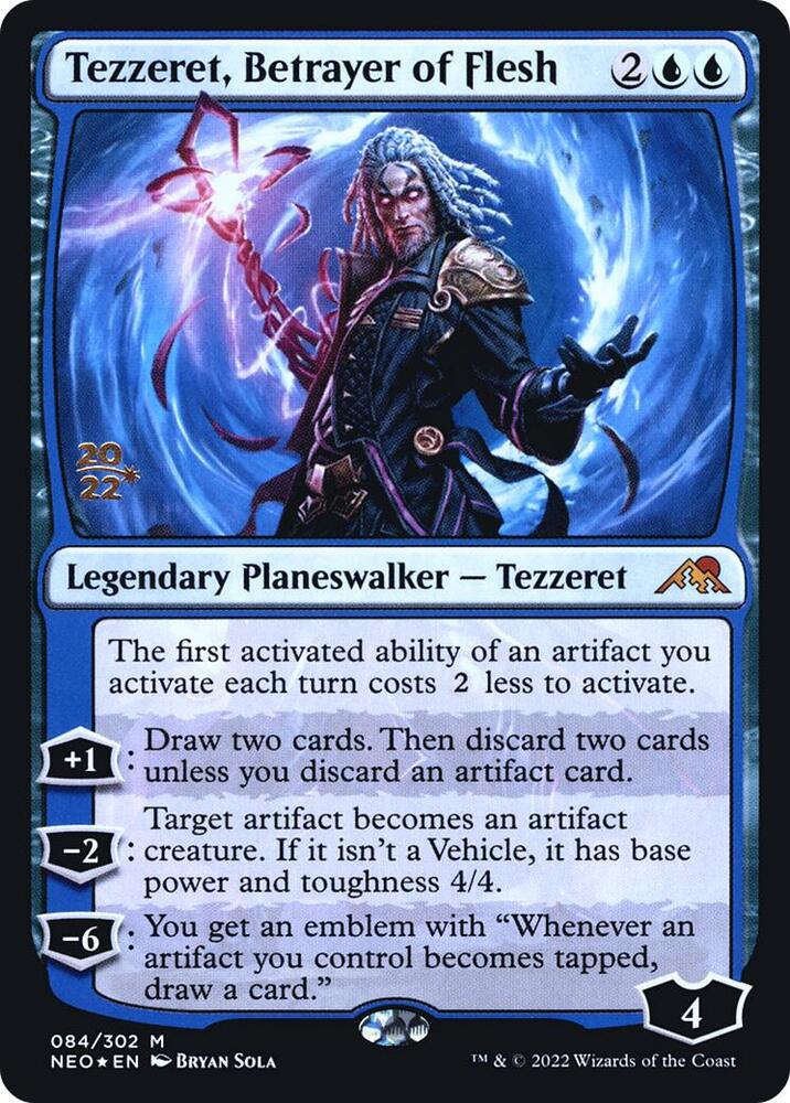 Tezzeret, Betrayer of Flesh 84 card from Prerelease Cards