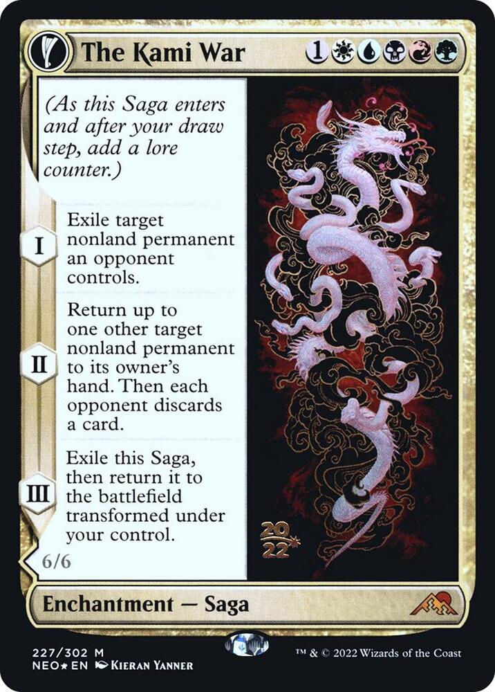 The Kami War 227 card from Prerelease Cards