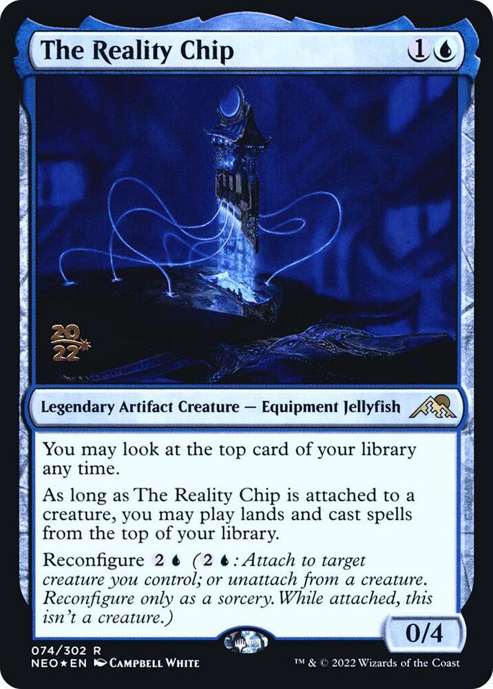 The Reality Chip 74 card from Prerelease Cards