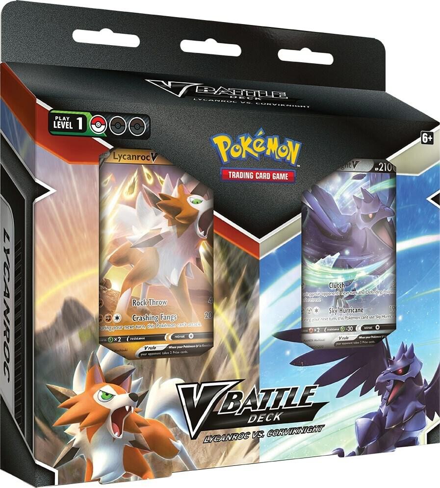 V Battle Deck Bundle [Lycanroc V / Corviknight V] card from Miscellaneous Cards & Products