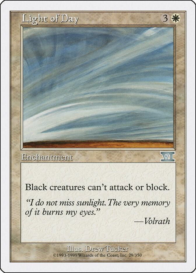Light of Day 29 card from Classic Sixth Edition