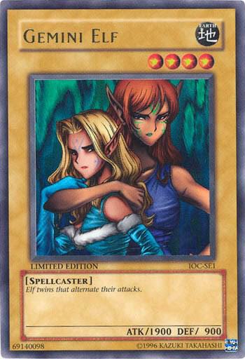 Gemini Elf IOC-SE1 card from Invasion of Chaos