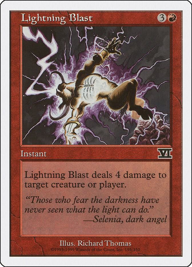 Lightning Blast 193 card from Classic Sixth Edition