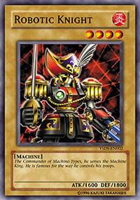 Robotic Knight YSDS-EN002 card from Starter Deck: Syrus Truesdale