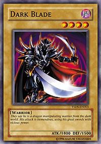 Dark Blade YSDS-EN003 card from Starter Deck: Syrus Truesdale