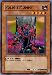 Poison Mummy YSDS-EN009 card from Starter Deck: Syrus Truesdale