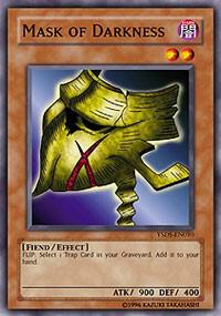 Mask of Darkness YSDS-EN010 card from Starter Deck: Syrus Truesdale