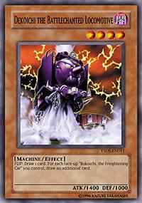 Dekoichi the Battlechanted Locomotive YSDS-EN011 card from Starter Deck: Syrus Truesdale