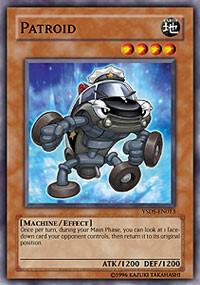 Patroid YSDS-EN013 card from Starter Deck: Syrus Truesdale
