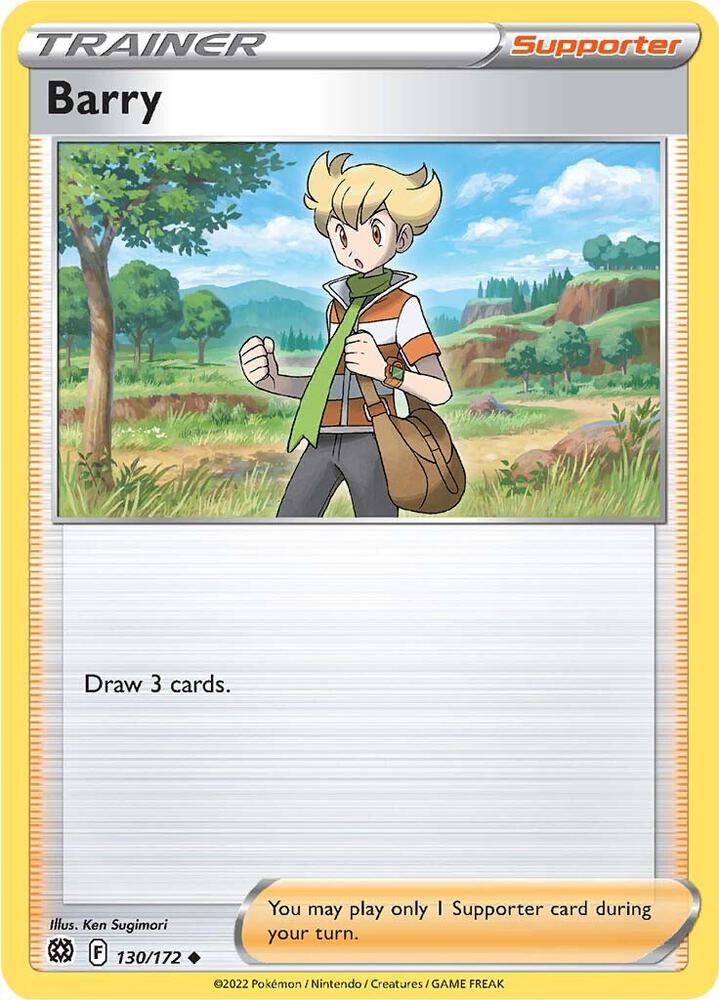 Barry 130/172 card from SWSH09: Brilliant Stars