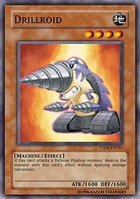Drillroid YSDS-EN016 card from Starter Deck: Syrus Truesdale