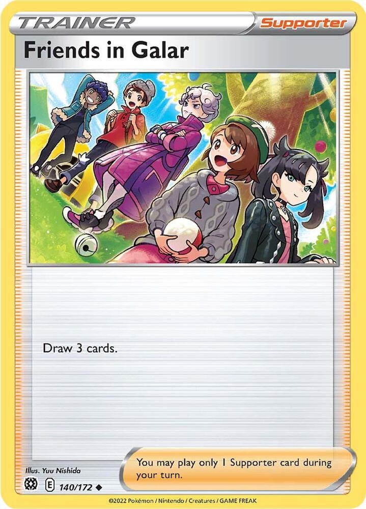 Friends in Galar 140/172 card from SWSH09: Brilliant Stars