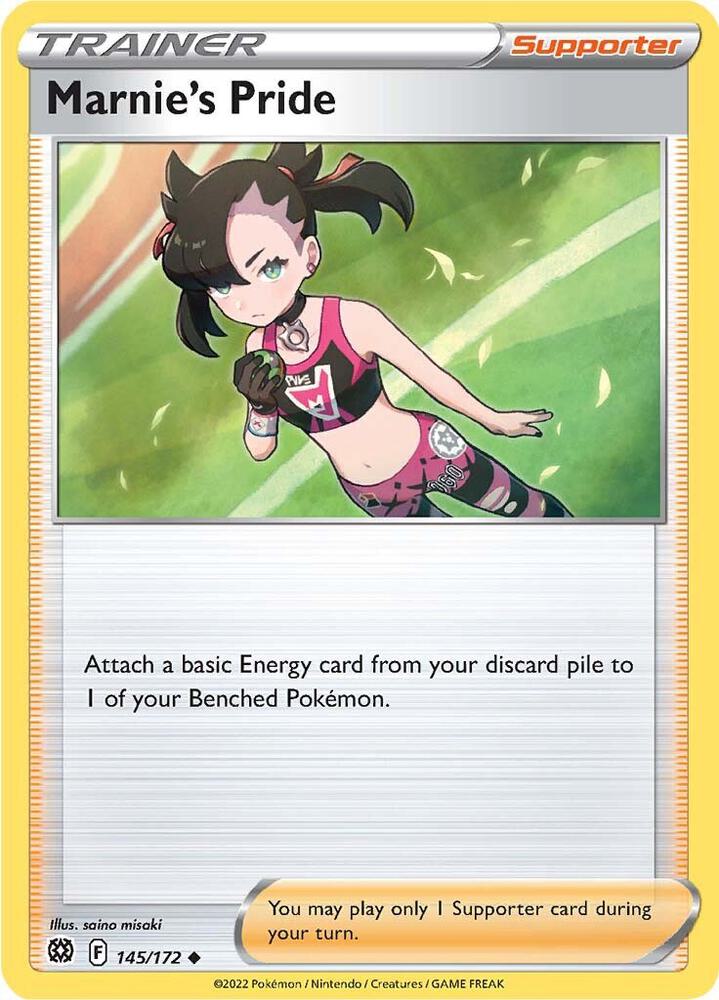Marnie's Pride 145/172 card from SWSH09: Brilliant Stars