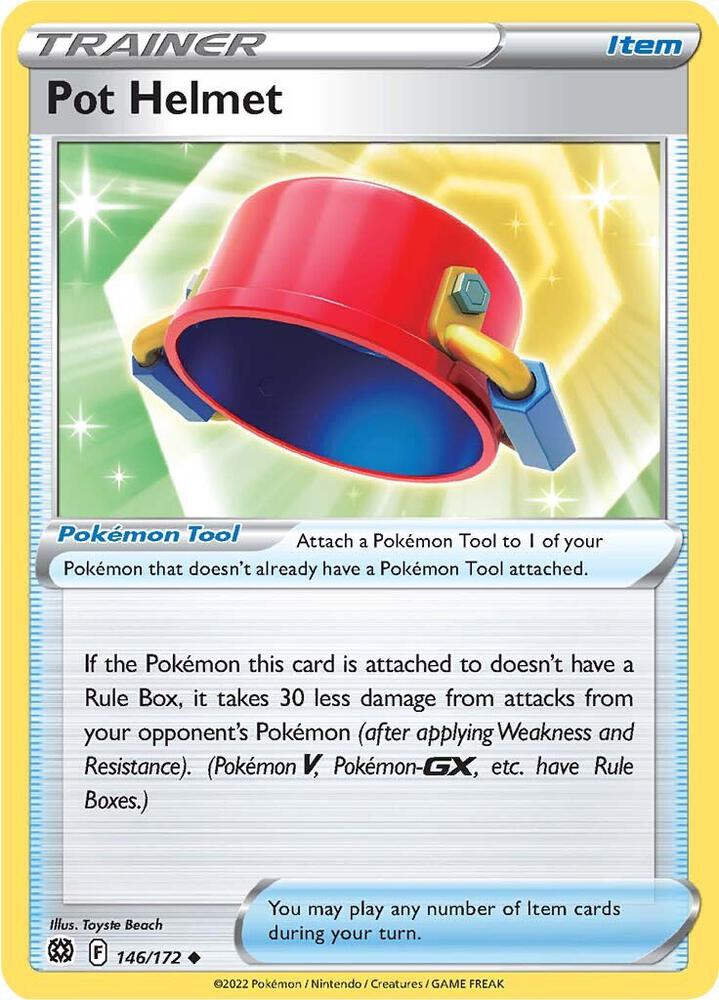 Pot Helmet 146/172 card from SWSH09: Brilliant Stars
