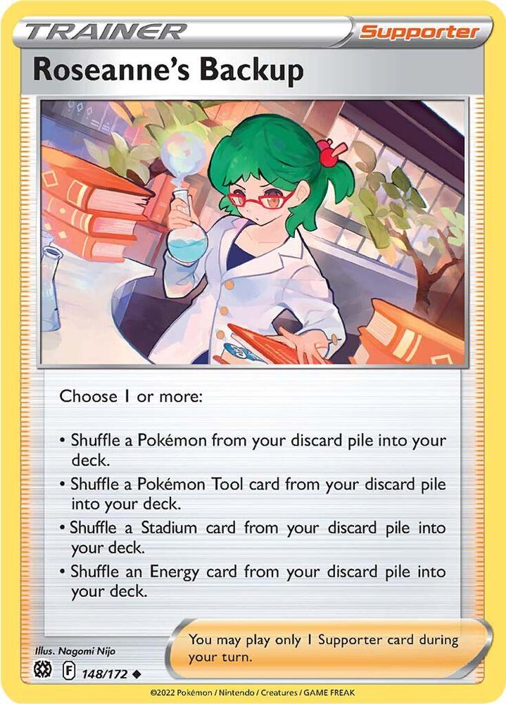 Roseanne's Backup 148/172 card from SWSH09: Brilliant Stars