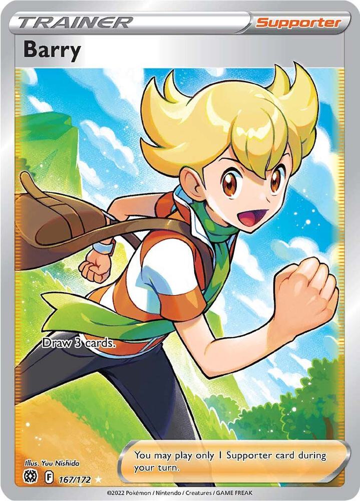 Barry (Full Art) 167/172 card from SWSH09: Brilliant Stars