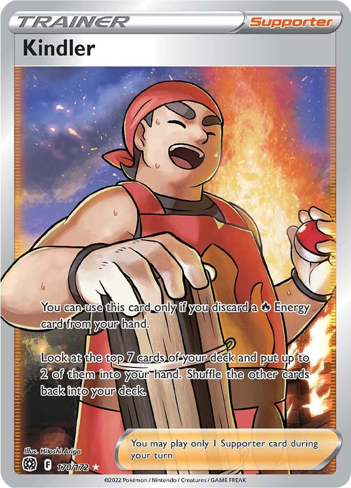 Kindler (Full Art) 170/172 card from SWSH09: Brilliant Stars