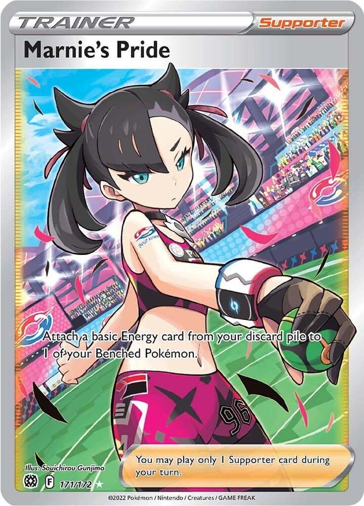 Marnie's Pride (Full Art) 171/172 card from SWSH09: Brilliant Stars