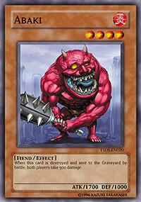 Abaki YSDS-EN020 card from Starter Deck: Syrus Truesdale