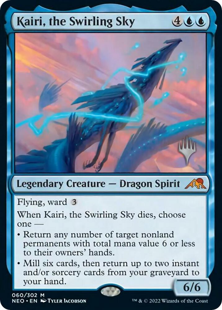 Kairi, the Swirling Sky 60 card from Promo Pack: Kamigawa: Neon Dynasty
