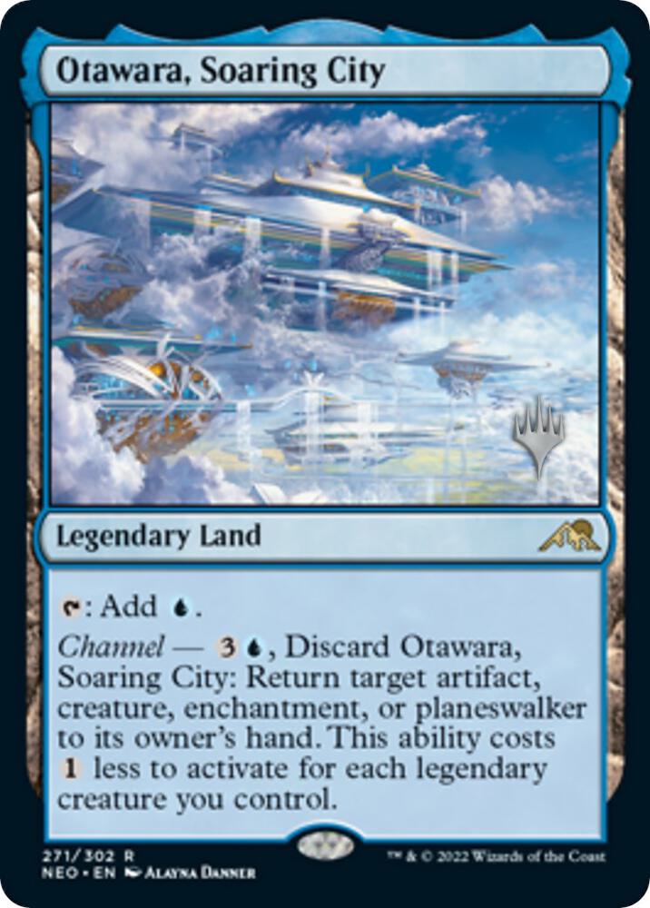 Otawara, Soaring City 271 card from Promo Pack: Kamigawa: Neon Dynasty